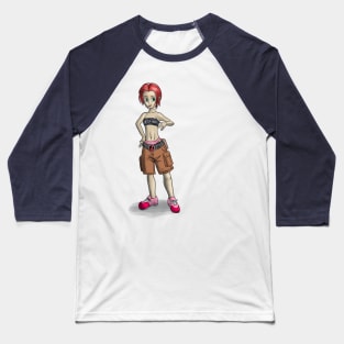 Cargo shorts girl Baseball T-Shirt